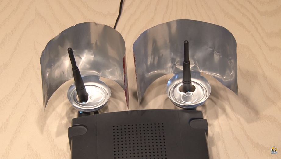 Boost WiFi signals with Beer can